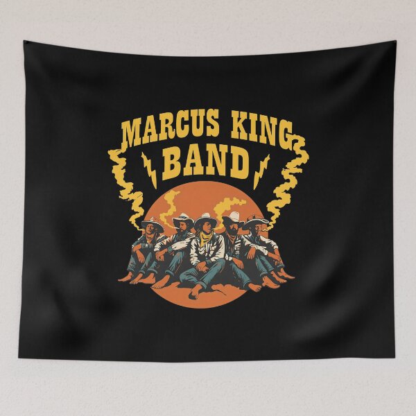 Item preview, Marcus King Band Retro Cowboy Illustration  designed and sold by SASHASALLE.