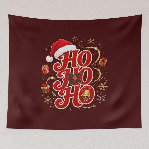 Item preview, Ho Ho Ho Santa Christmas designed and sold by wileywheeler.