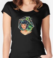 Camiseta entallada de cuello ancho Trébol
