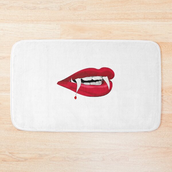Item preview, Dracula Fangs with Vampire Blood Drop on Lips Halloween Design designed and sold by issamejessie.