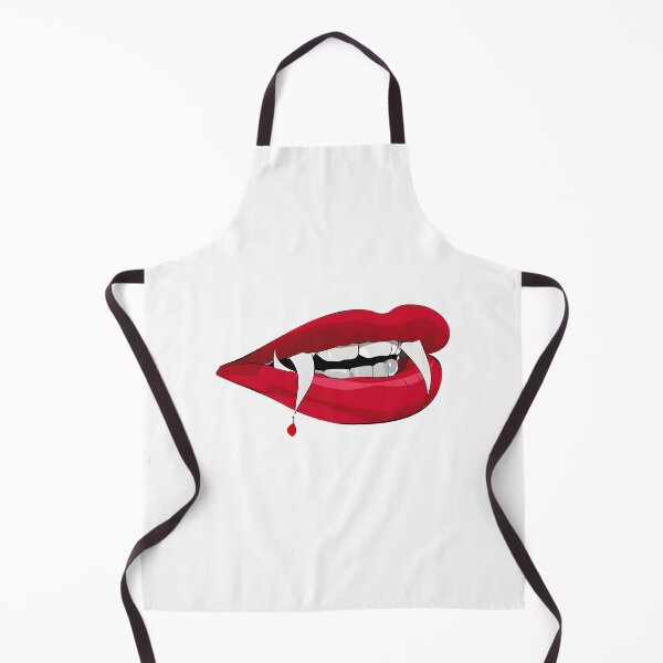 Item preview, Dracula Fangs with Vampire Blood Drop on Lips Halloween Design designed and sold by issamejessie.