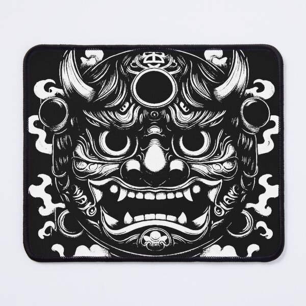 Item preview, Dark Art Japanese Daruma Demon Mask designed and sold by MORSPECTIVE.