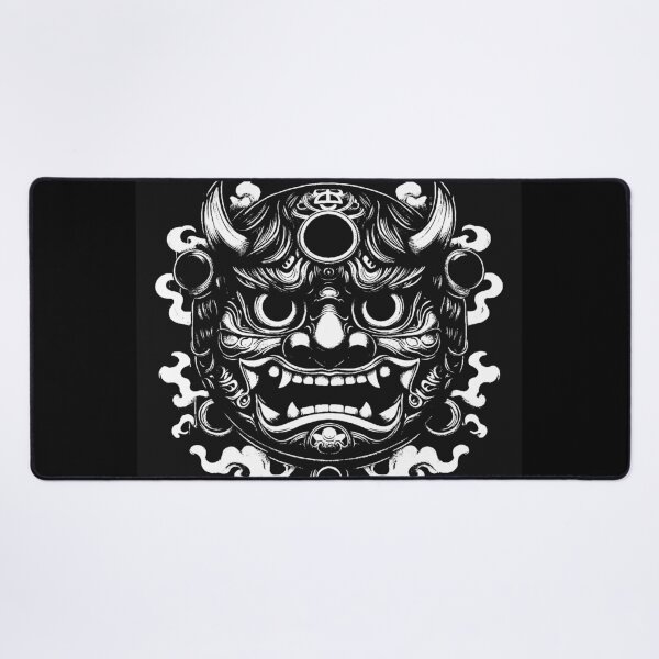 Item preview, Dark Art Japanese Daruma Demon Mask designed and sold by MORSPECTIVE.