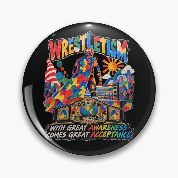 Item preview, WrestleTism designed and sold by CaptainAutism12.
