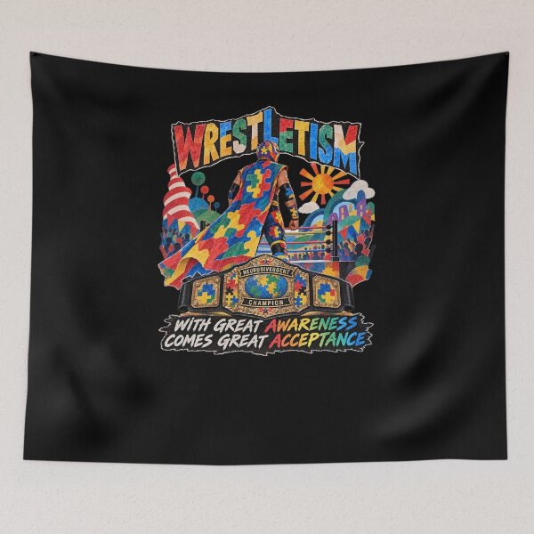 Item preview, WrestleTism designed and sold by CaptainAutism12.
