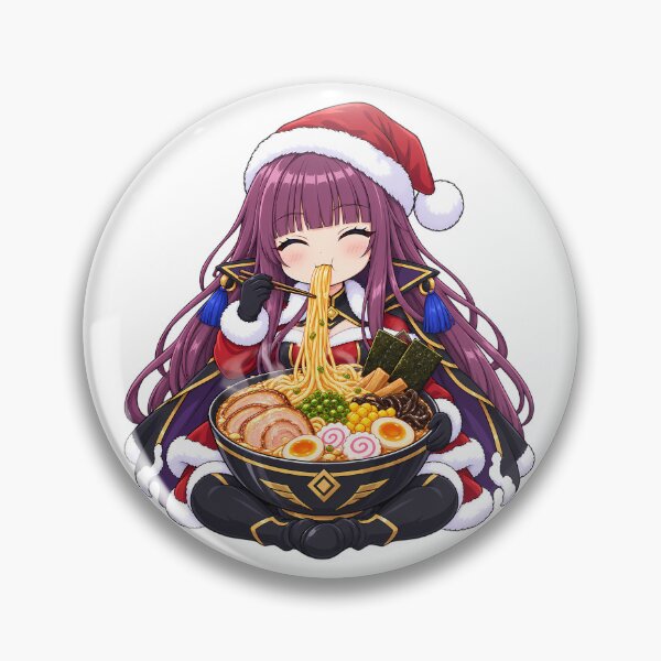 Artikelvorschau, Eta, die Eminenz im Schatten, isst Weihnachts-Ramen. entworfen und verkauft von mildaclairmo.