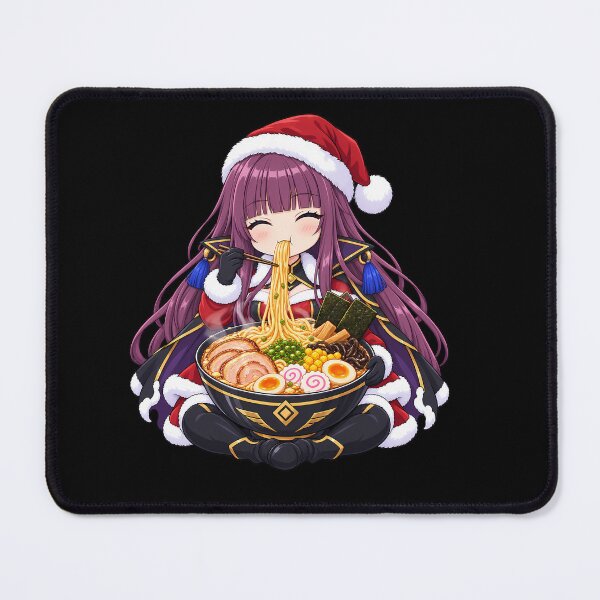Item preview, Eta The Eminence in Shadow Christmas Ramen Eating designed and sold by mildaclairmo.