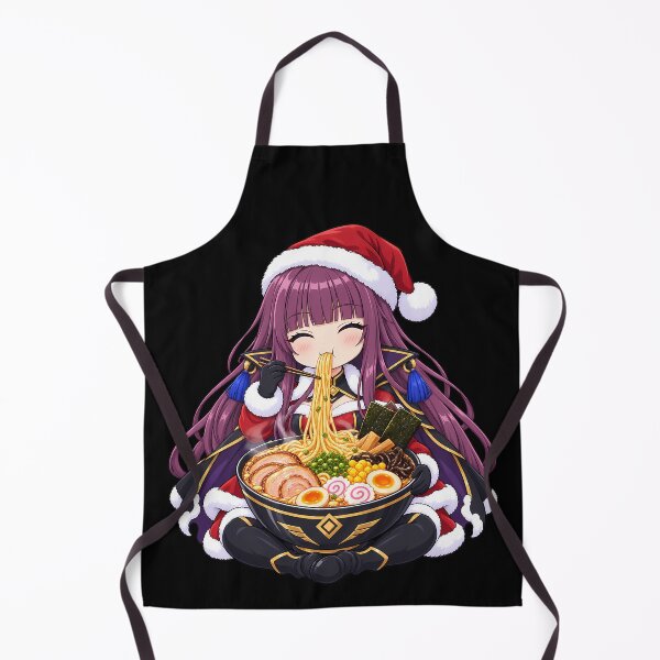 Item preview, Eta The Eminence in Shadow Christmas Ramen Eating designed and sold by mildaclairmo.