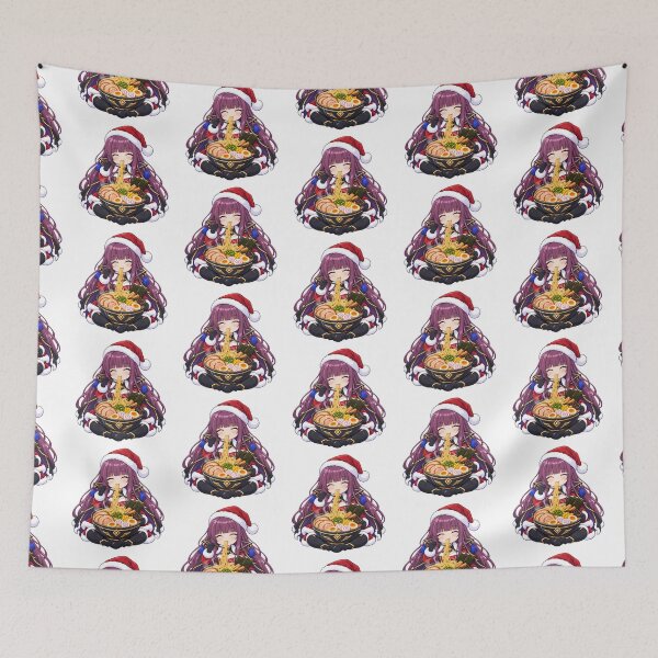 Item preview, Eta The Eminence in Shadow Christmas Ramen Eating designed and sold by mildaclairmo.