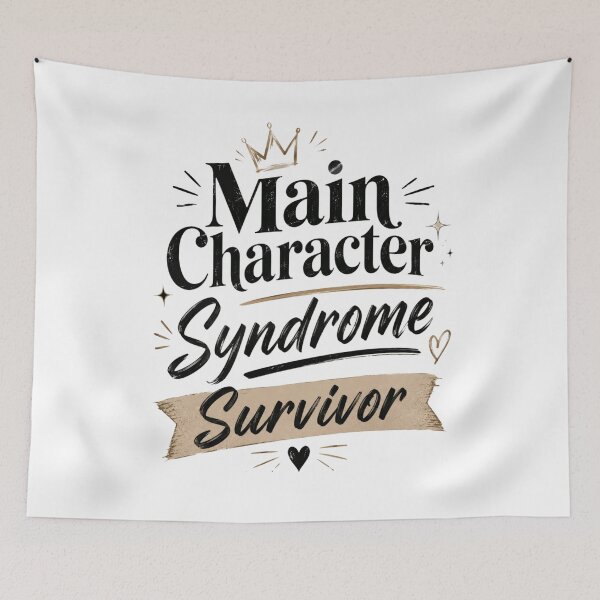 Item preview, Main Character Syndrome Survivor Funny Sarcastic designed and sold by Flirt-Teez.