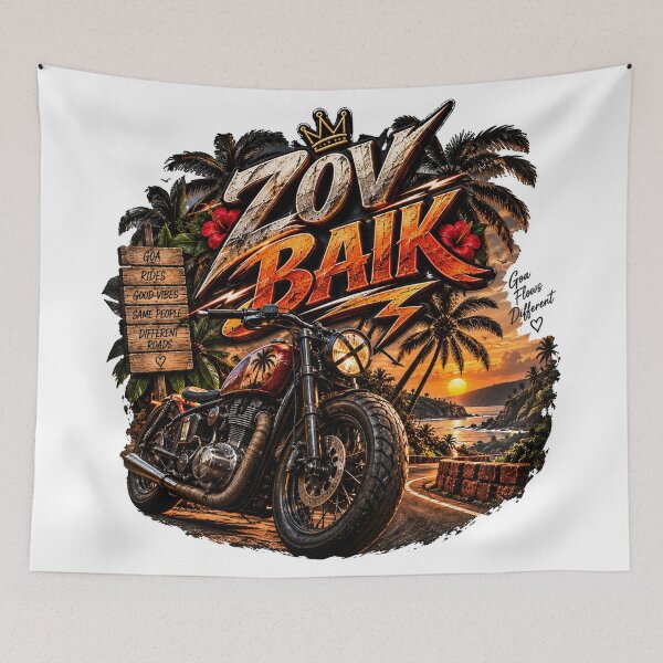 Item preview, Zov Baik • Goa Rides • Same People Different Roads designed and sold by Goanheartprints.