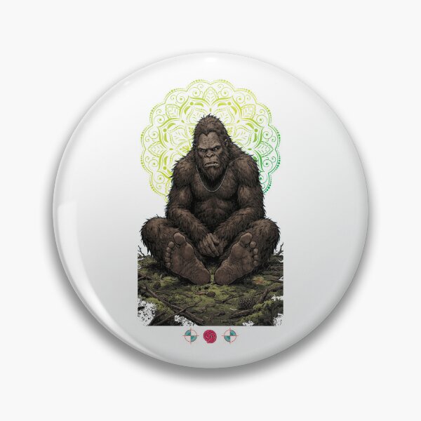 Item preview, Easy Pose Bigfoot - Funny Grumpy Sasquatch Meditating Yoga Design designed and sold by Whimsy Trail Co.