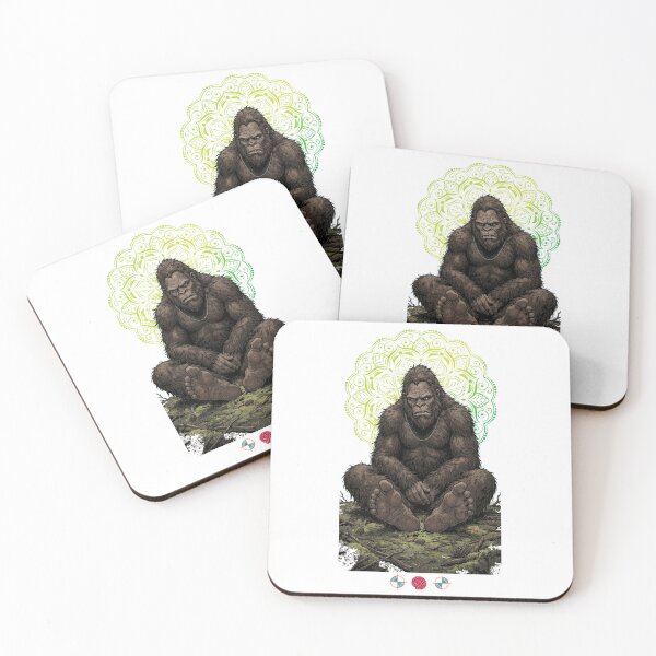 Item preview, Easy Pose Bigfoot - Funny Grumpy Sasquatch Meditating Yoga Design designed and sold by Whimsy Trail Co.
