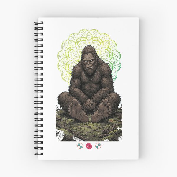 Item preview, Easy Pose Bigfoot - Funny Grumpy Sasquatch Meditating Yoga Design designed and sold by Whimsy Trail Co.