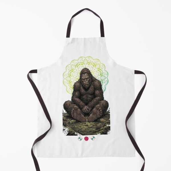 Item preview, Easy Pose Bigfoot - Funny Grumpy Sasquatch Meditating Yoga Design designed and sold by Whimsy Trail Co.