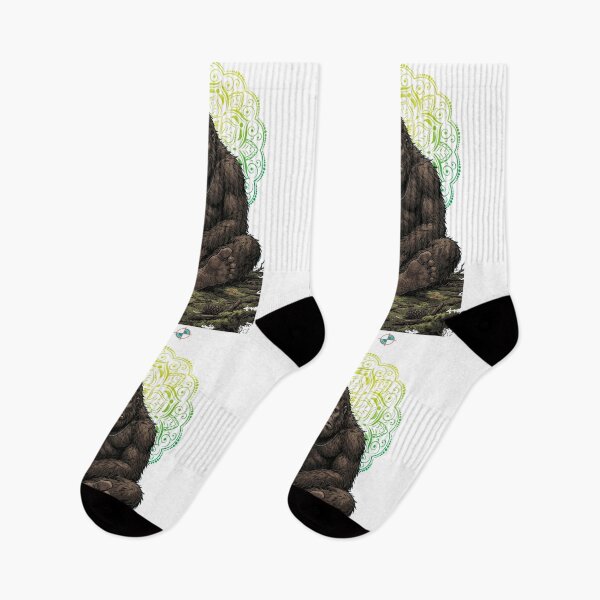 Item preview, Easy Pose Bigfoot - Funny Grumpy Sasquatch Meditating Yoga Design designed and sold by Whimsy Trail Co.