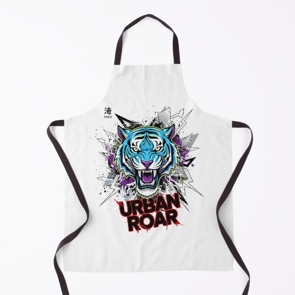 Item preview, Urban Roar Neon Tiger Head Street Art Graffiti Design designed and sold by cannsuh.