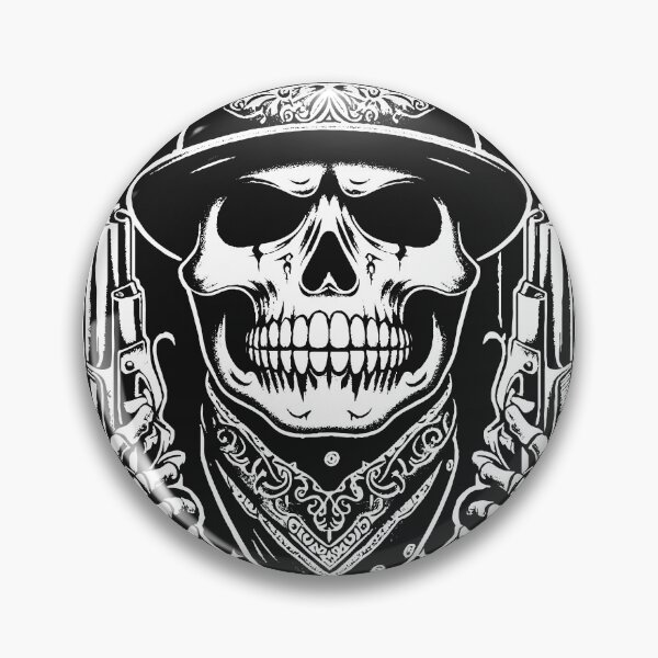 Item preview, Dark Art Cholo Gangster Mafia Skull designed and sold by MORSPECTIVE.