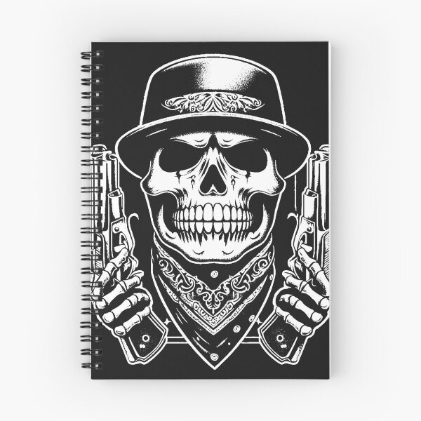 Item preview, Dark Art Cholo Gangster Mafia Skull designed and sold by MORSPECTIVE.