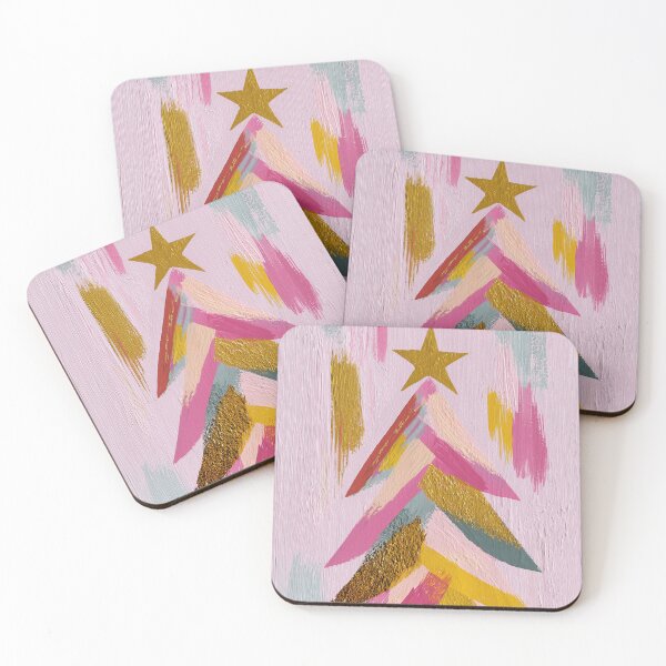 Item preview, Colorful Textured Abstract Christmas Tree Painting designed and sold by colorful-white.