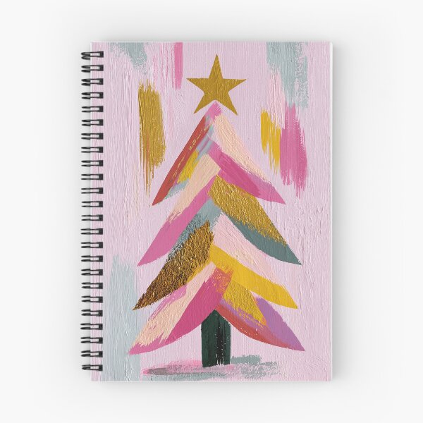 Item preview, Colorful Textured Abstract Christmas Tree Painting designed and sold by colorful-white.