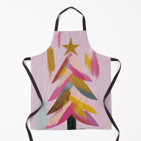 Item preview, Colorful Textured Abstract Christmas Tree Painting designed and sold by colorful-white.