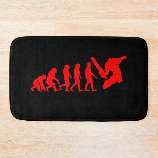 Item preview, Chainsaw Man Evolution Red Silhouette Action Art designed and sold by papahholiday.