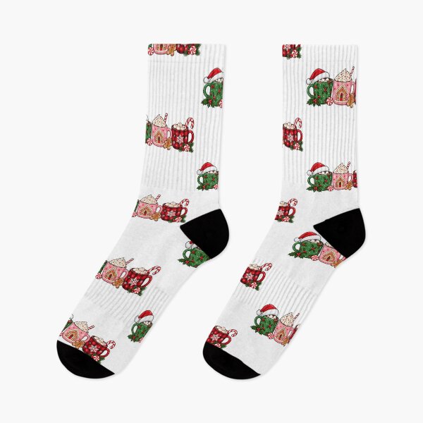 Item preview, Three Festive Christmas Hot Cocoa Mugs designed and sold by skyartdesign.