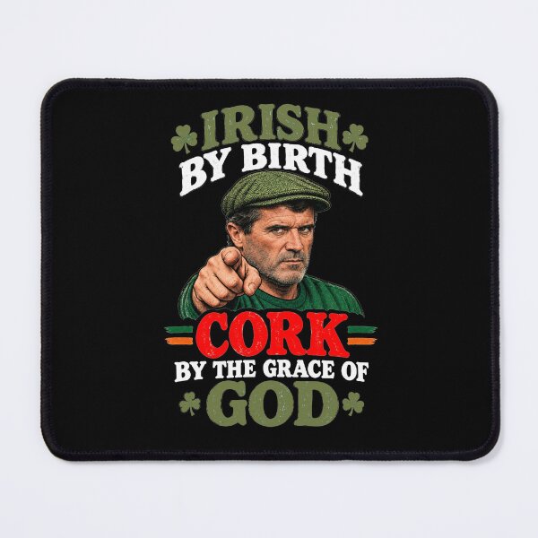Item preview, Irish By Birth Cork By The Grace Of God designed and sold by Flirt-Teez.
