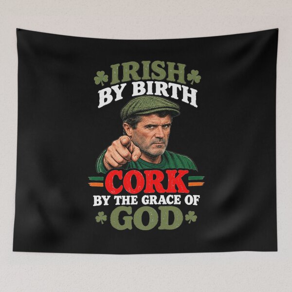 Item preview, Irish By Birth Cork By The Grace Of God  designed and sold by Flirt-Teez.