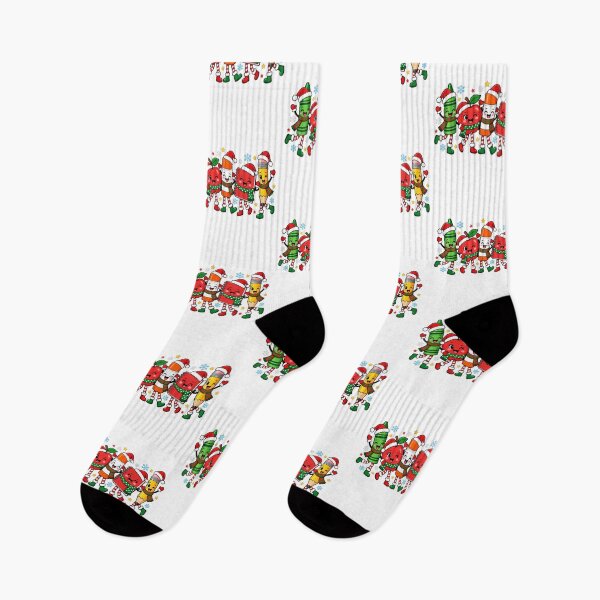 Item preview, Festive School Supplies in Christmas Hats designed and sold by skyartdesign.