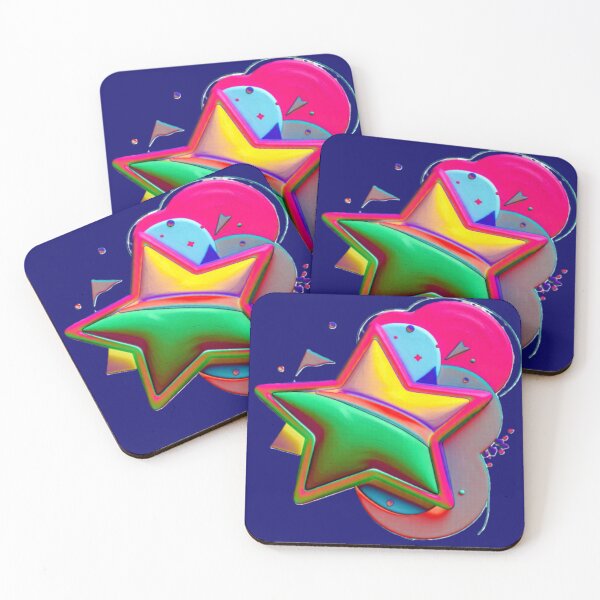 Item preview, star geometry C  E2 br colorful geometric abstract design designed and sold by SmashingDeals.