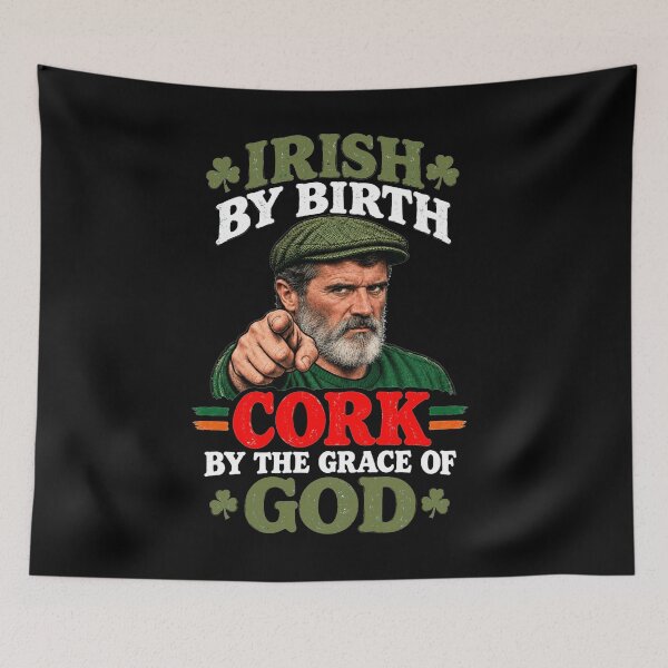 Item preview, Irish By Birth Cork By Grace God St Patricks Day designed and sold by Flirt-Teez.