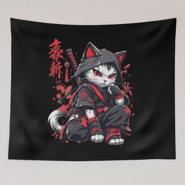 Item preview, Ninja Cat Warrior designed and sold by DeborahAnita73.