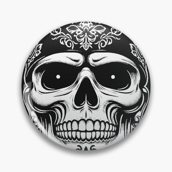 Item preview, Dark Art Cholo Gangster Mafia Skull designed and sold by MORSPECTIVE.