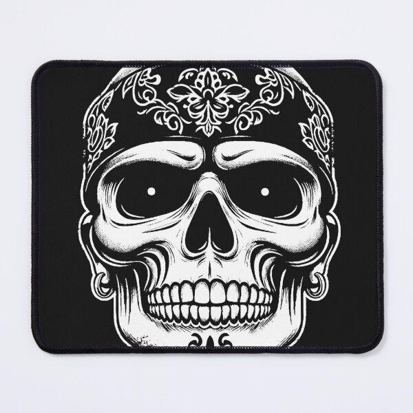 Item preview, Dark Art Cholo Gangster Mafia Skull designed and sold by MORSPECTIVE.