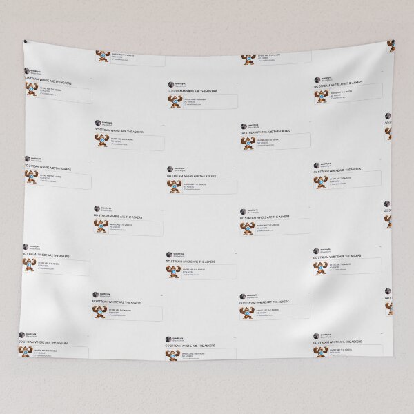 Item preview, Quackity Tweets Go Stream Where Are The Askers - Light Mode designed and sold by PostersPoste.
