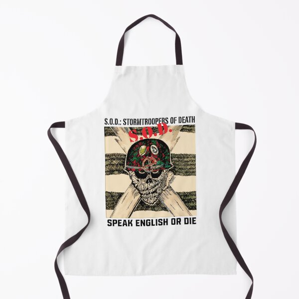 Item preview, S.O.D. Speak English Or Die Skull Helmet  designed and sold by SASHASALLE.