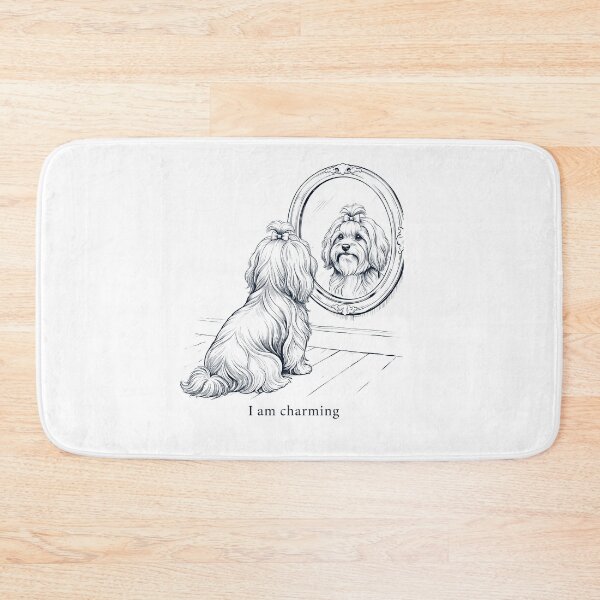 Item preview, Havanese I Am Charming Mirror Meme Dog Lover designed and sold by dian-rody-crest.