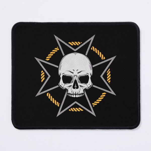 Item preview, Templar Cross Skull Nautical Rope Military Emblem Art designed and sold by papahholiday.