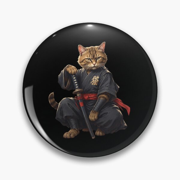 Item preview, Ninja Cat Samurai designed and sold by DeborahAnita73.