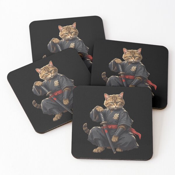 Artikelvorschau, Ninja-Katzen-Samurai entworfen und verkauft von DeborahAnita73.