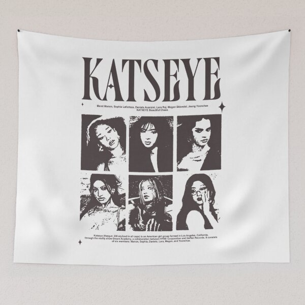 Item preview, Katseye Gnarly Eyekon Kpop Fan designed and sold by MargareReichel.