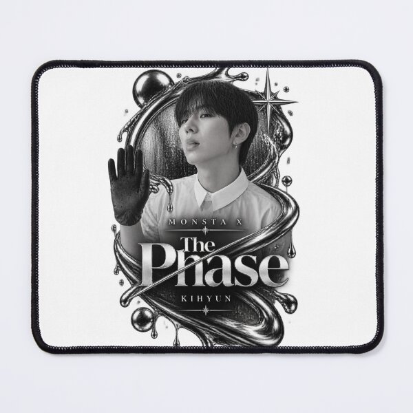 Item preview, MONSTA X Kihyun The Phase Black White Style designed and sold by Valeree Store.
