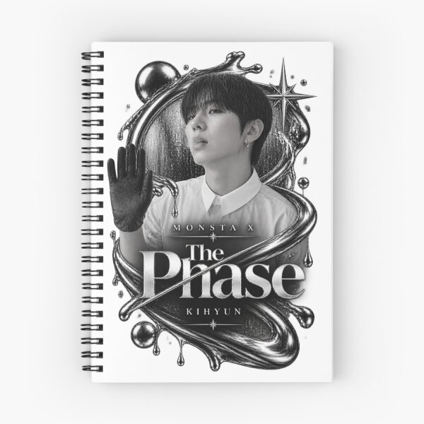 Item preview,  MONSTA X Kihyun The Phase Black White Style designed and sold by Valeree Store.