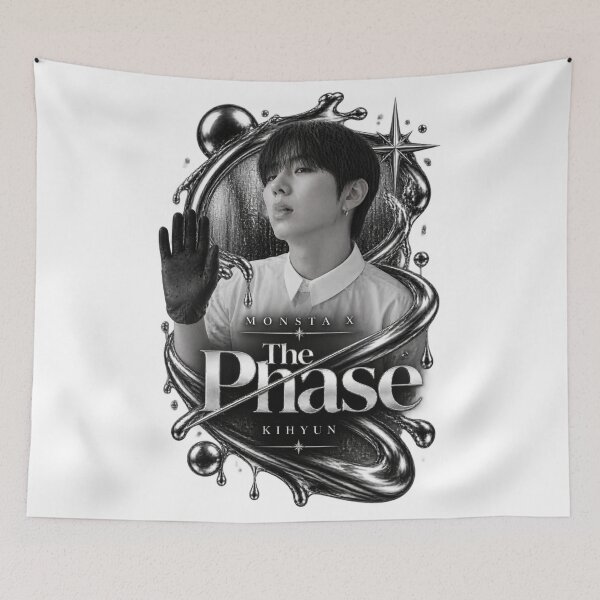 Item preview,  MONSTA X Kihyun The Phase Black White Style designed and sold by Valeree Store.