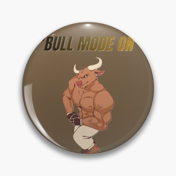 Item preview, Bull Mode On back print - Gym Muscular Bull Fitness T-Shirt designed and sold by uniqueTee-Arts.