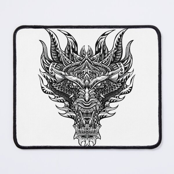 Item preview, Majestic Western Black Dragon Artwork with Intricate Details and Fantasy Style designed and sold by laxxers.
