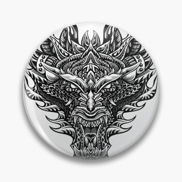 Item preview, Majestic Western Black Dragon Artwork with Intricate Details and Fantasy Style designed and sold by laxxers.