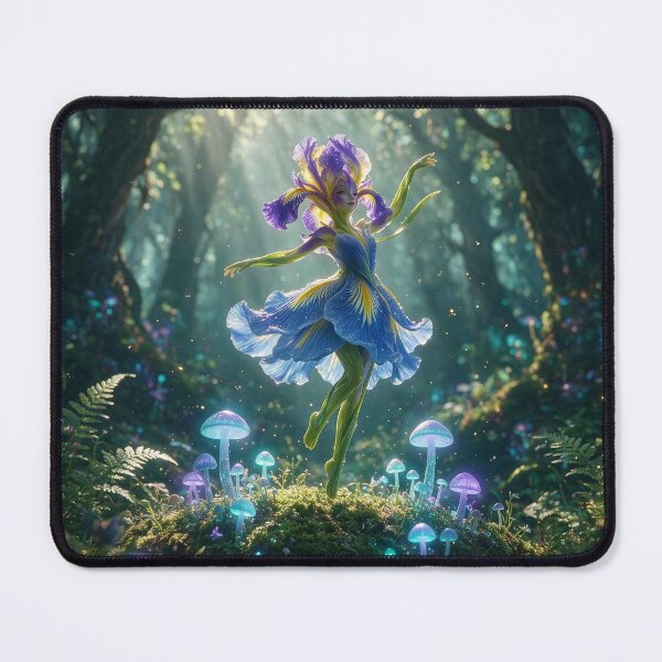 Item preview, Iris Flower Nymph Dances in an Enchanted Wood designed and sold by Tridentulus.